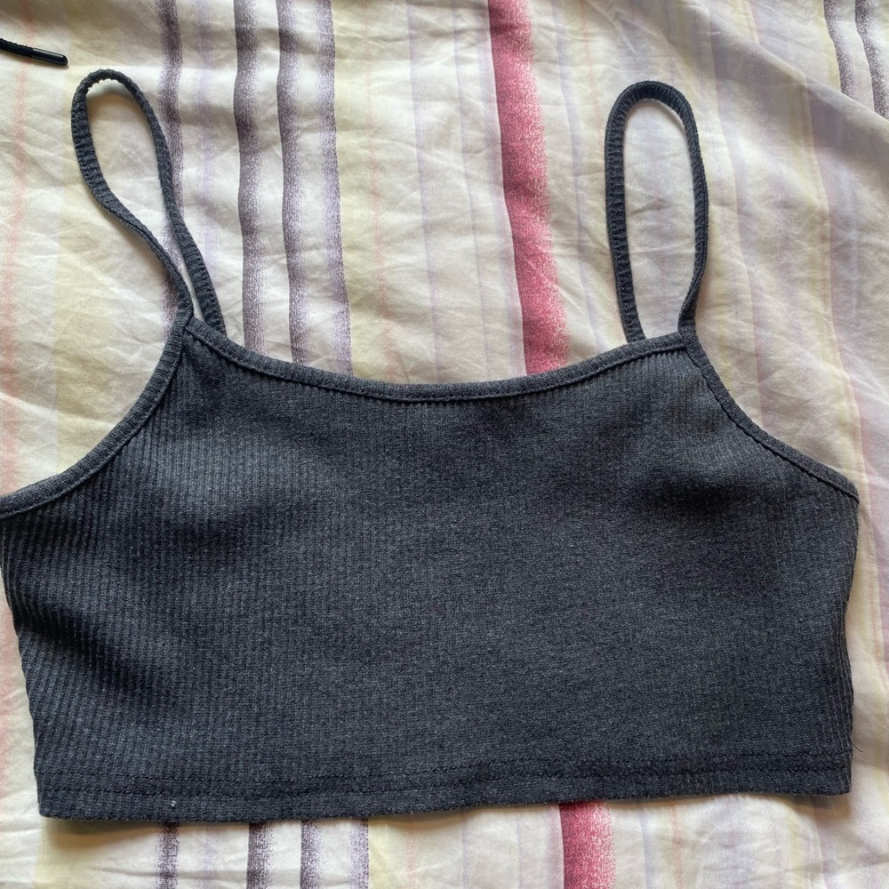 dark grey tank top- SHEIN
